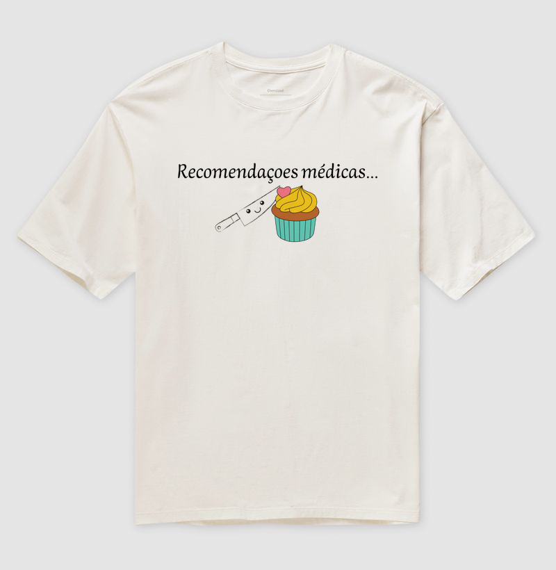 T-shirt recomendações médicas