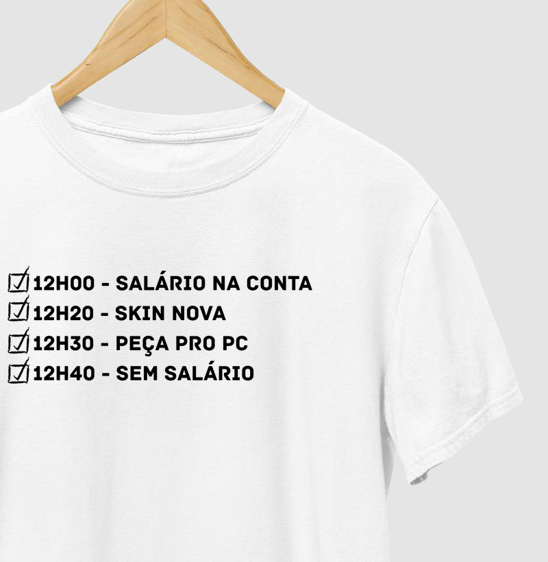 Salário na conta