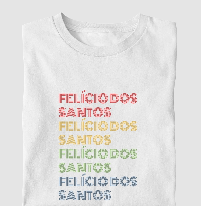 Felício dos Santos Letreiro Retrô