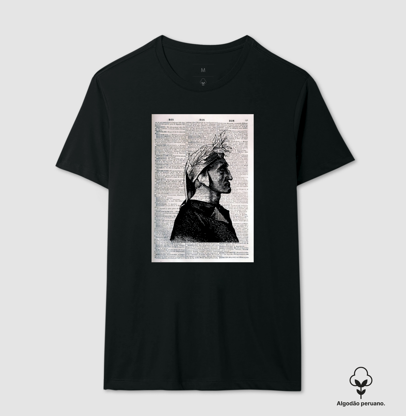  Camiseta Algodão Peruano - Dante Alighieri