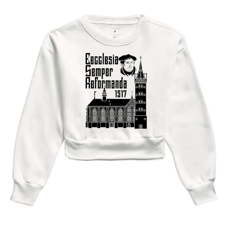Moletom Marthin Luther Ecclesia semper Reformanda
