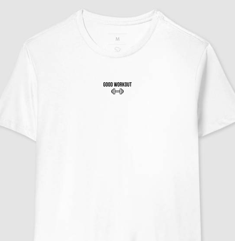 T-shirt Logo e Halter Central  Branca