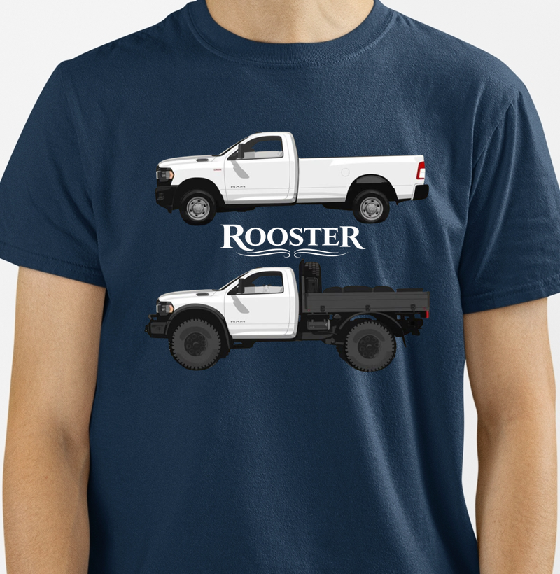 camiseta dodge rooster