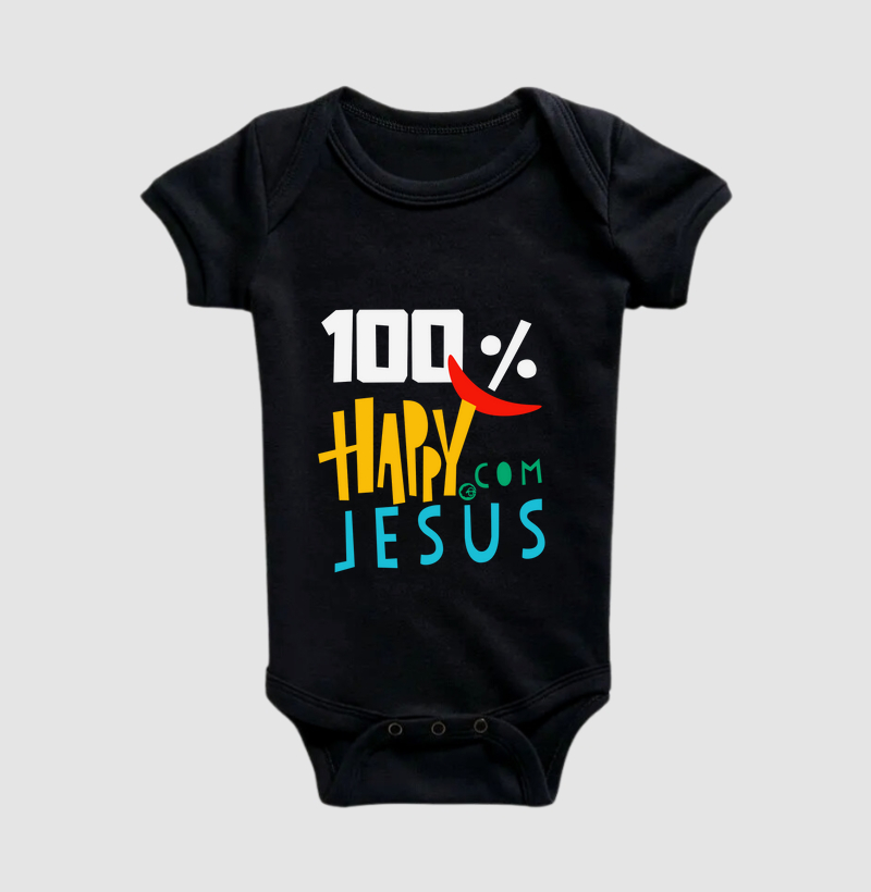 100% Happy com Jesus