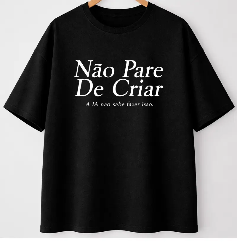 Não pare de criar, a IA não sabe fazer isso