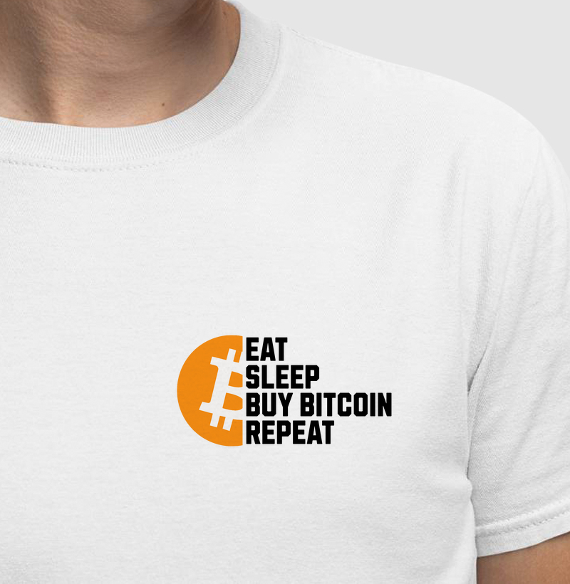 Eat Sleep Buy Bitcoin Repeat - Minimalista