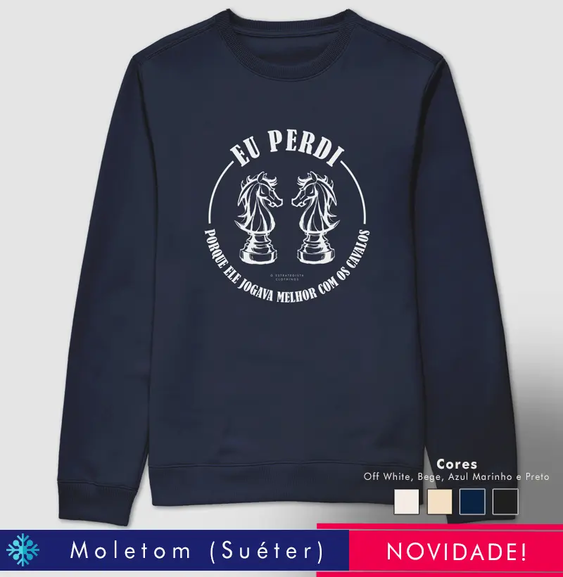 Eu perdi porque ele jogava melhor com os cavalos