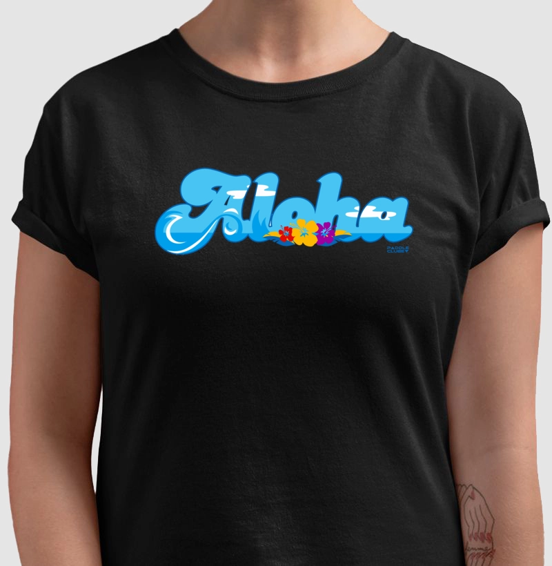 T-SHIRT - Feminina e Masculina - ALOHA