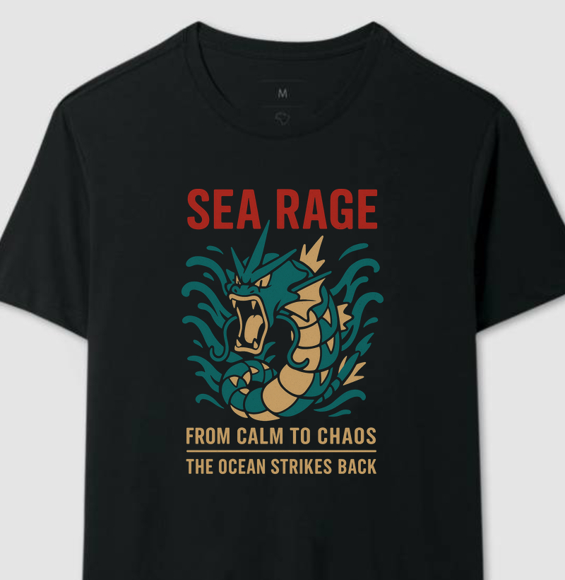 Sea Rage Gyarados Pokémon Retro Series