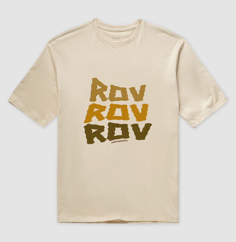 Camiseta Unissex Oversized 100% Algodão - Proud to be ROV