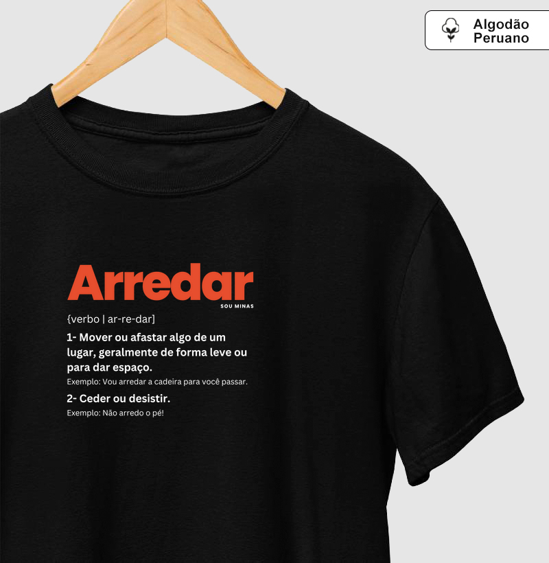 Camiseta Algodão Pima Arredar - Qualidade Reserva Ink