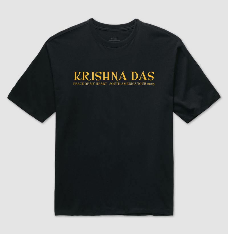 KD Tour - Camiseta Oversized - Estampa Amarela