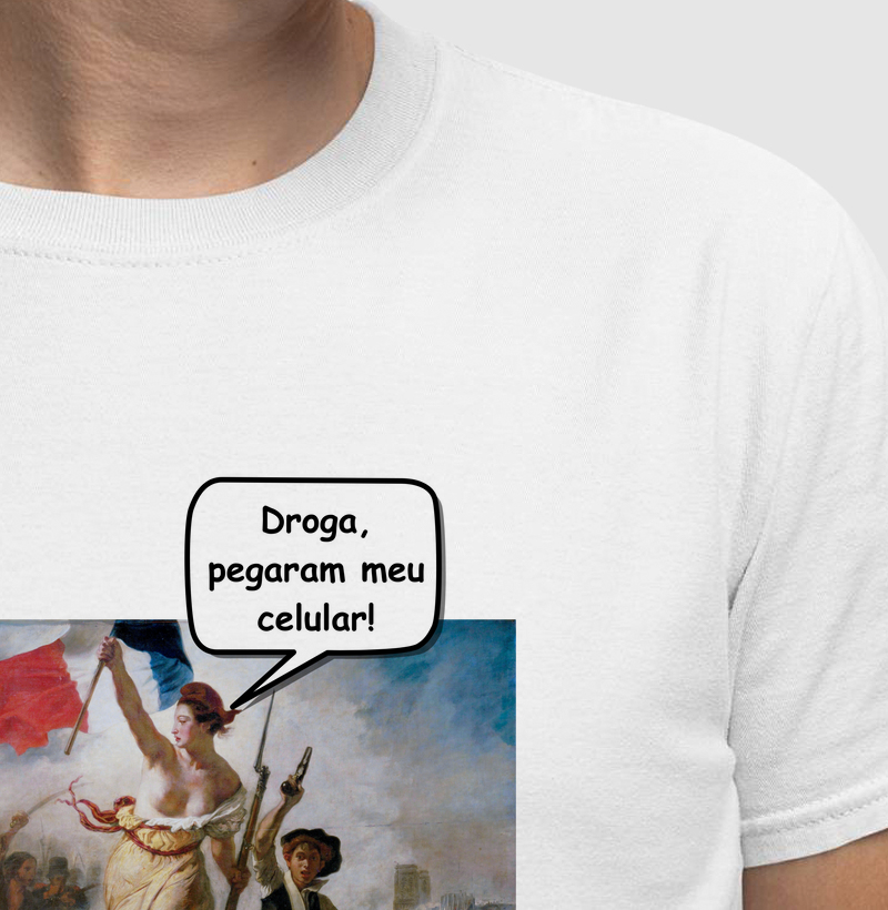 Droga, pegaram meu celular!