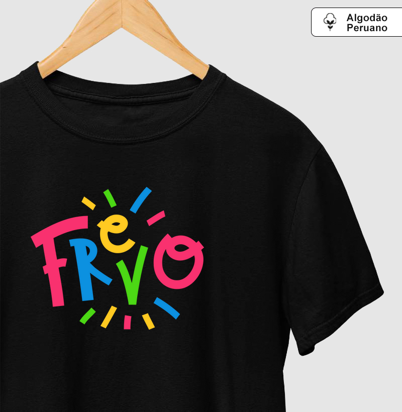 Camiseta Algodão Peruano - Frevo