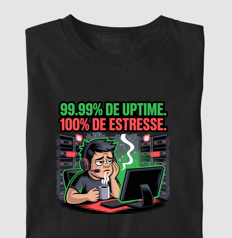 99.99% de uptime. 100% de estresse (DEO)