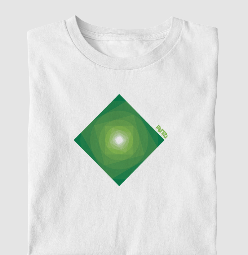 T-SHIRT "INFINITA FANTASIA" / VERDE MINIMAL