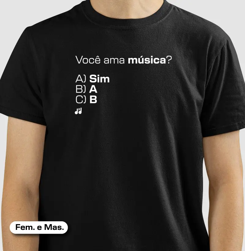 Você ama música?