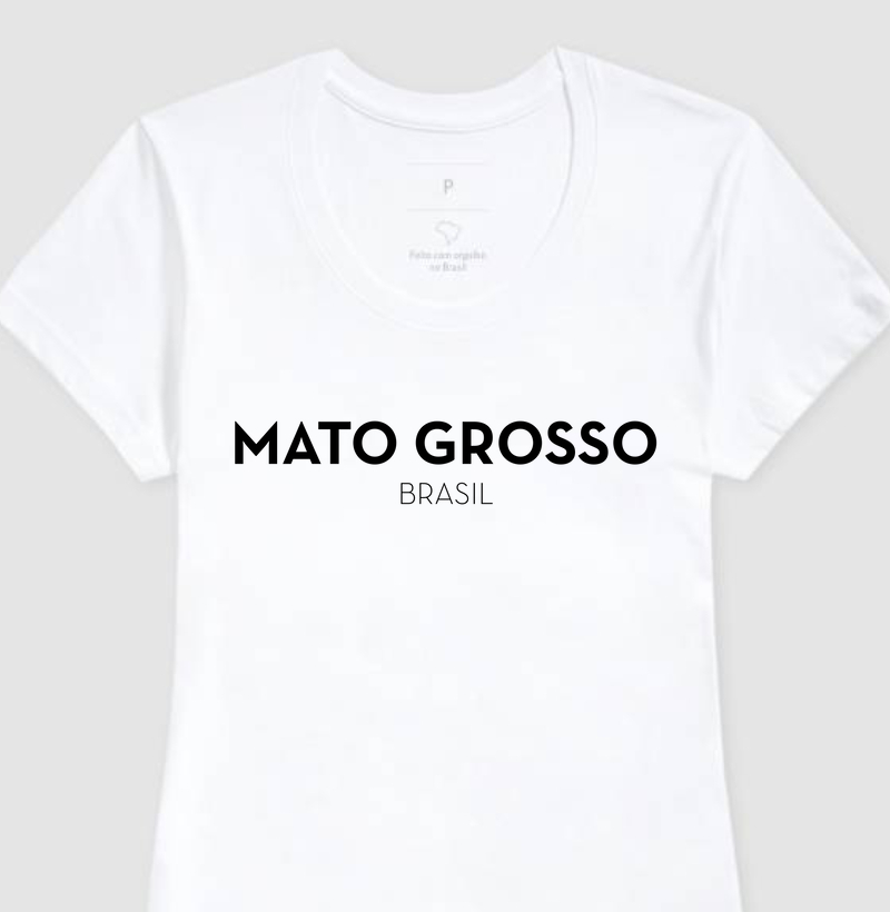 Camiseta Mato Grosso Estado Brasil