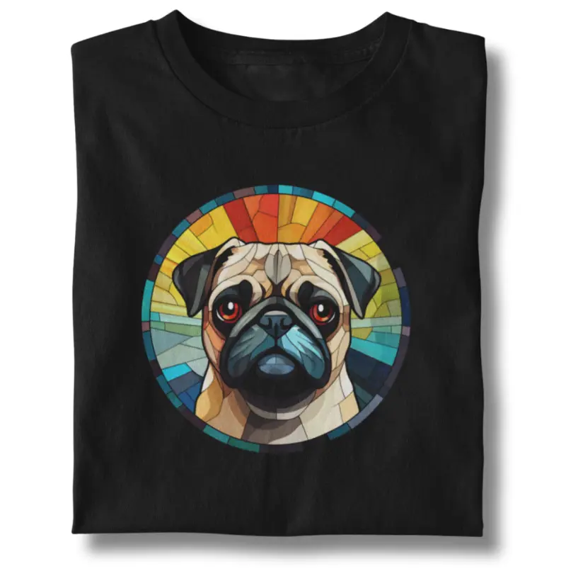 Pug vitral