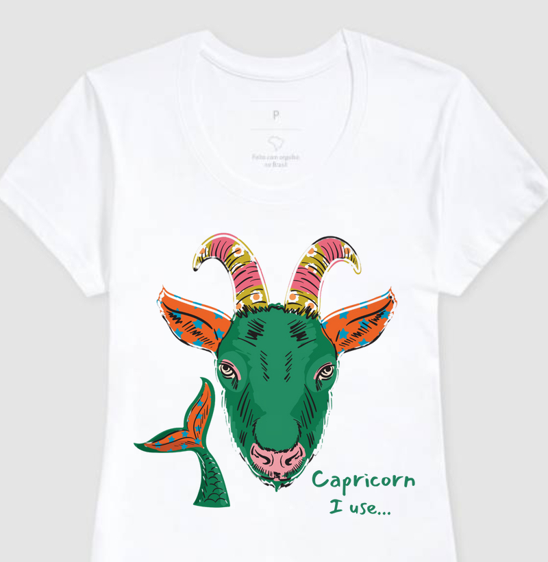 Camiseta Capricorn (feminina e masculina)
