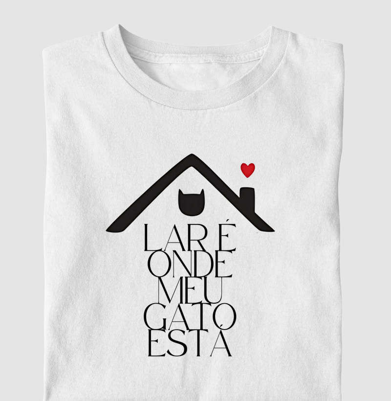 Lar é onde meu gato está