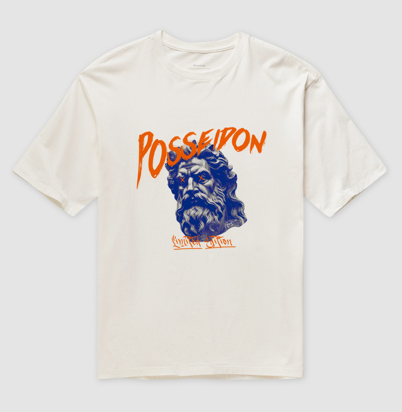 Camiseta Oversized - Posseidon