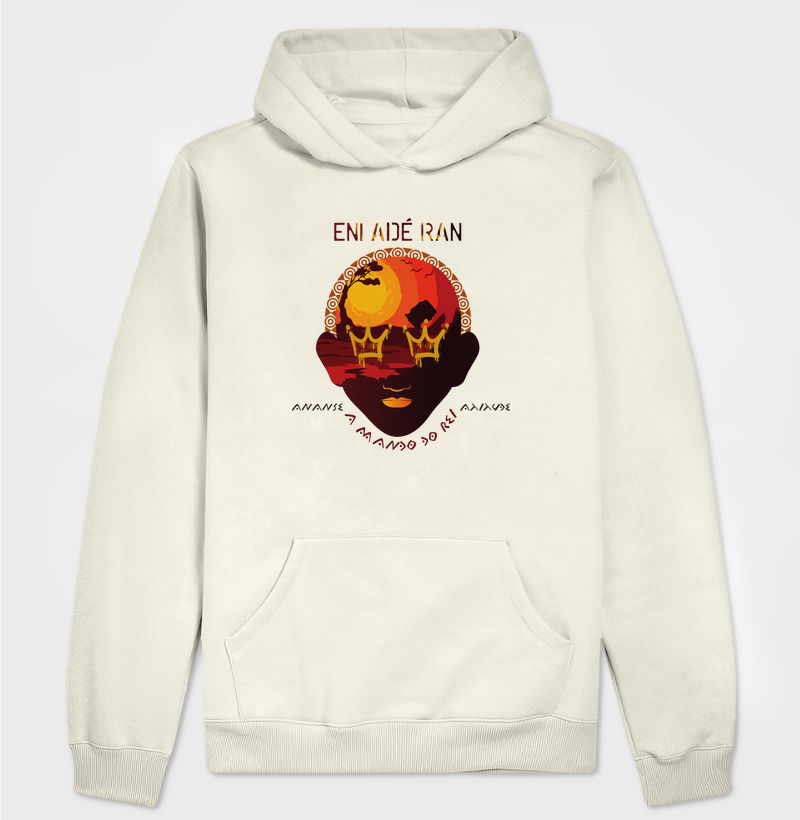 Moleton Canguru Algodão Premium "Eni Adé Ran"