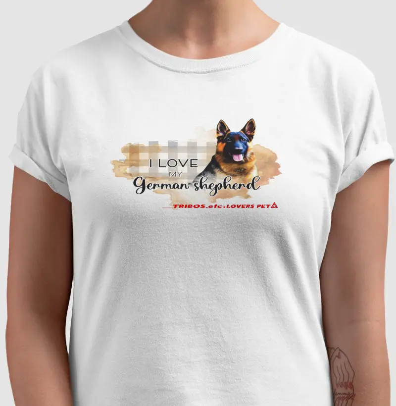 CAMISETA RESERVA.INK MASCULINA E FEMININA TRIBOS.etc PET DOG PASTOR ALEMÃO