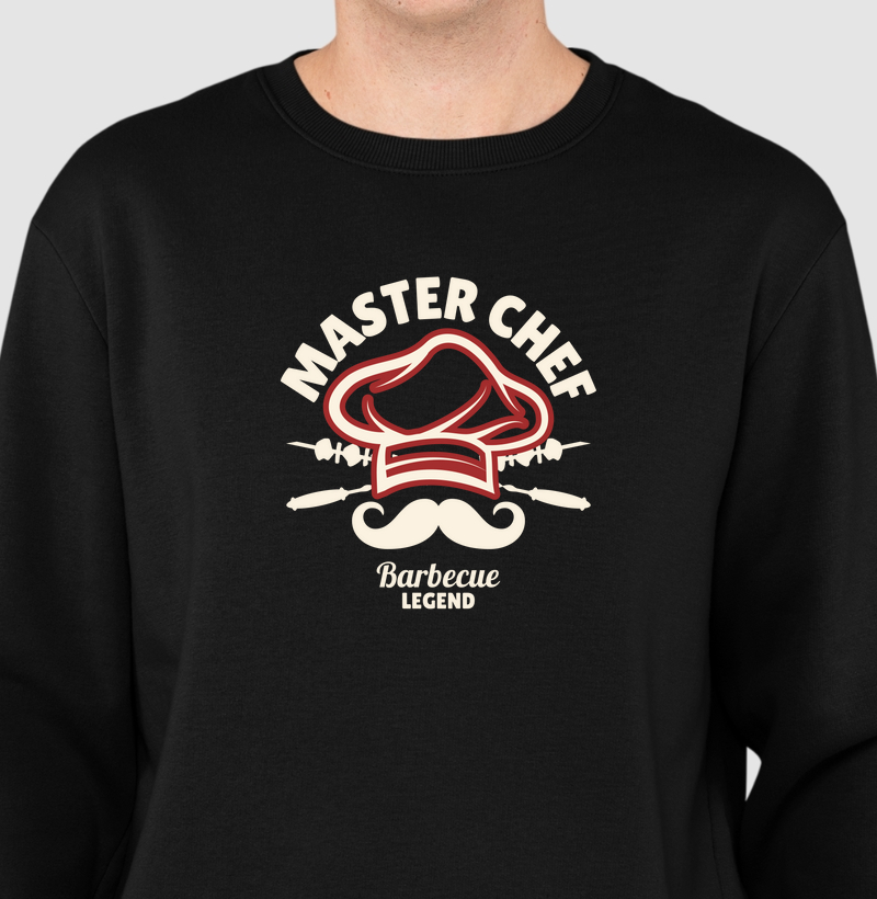 Master Chef: Moletom Slim - Mostre Seu Estilo de Lenda do Churrasco