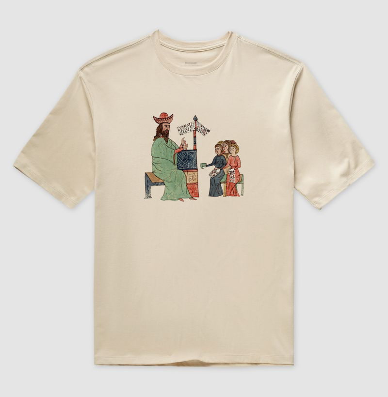 Camiseta Hipócrates e a medicina medieval