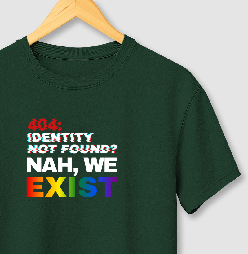 Diversidade - 404 - Identify not found? | Camiseta