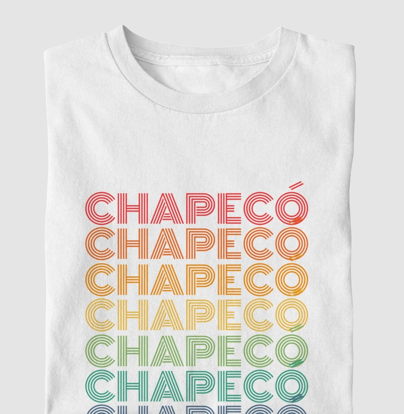 Chapecó Letreiro Retrô