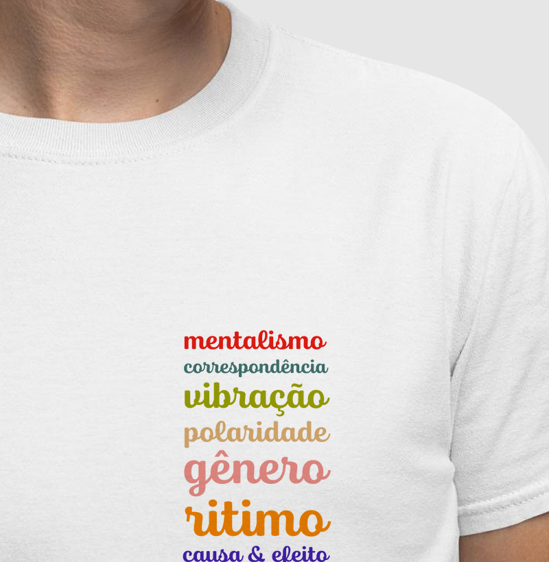 CAMISETA 7 LEIS HERMÉTICAS BR