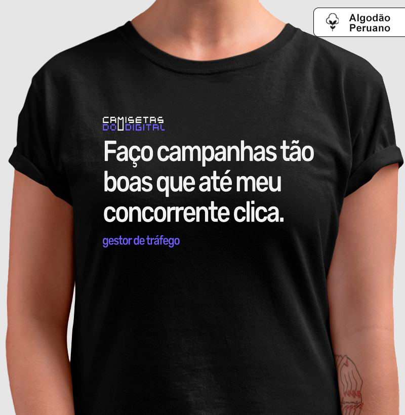 Faço campanhas tão boas que até meu concorrente clica.