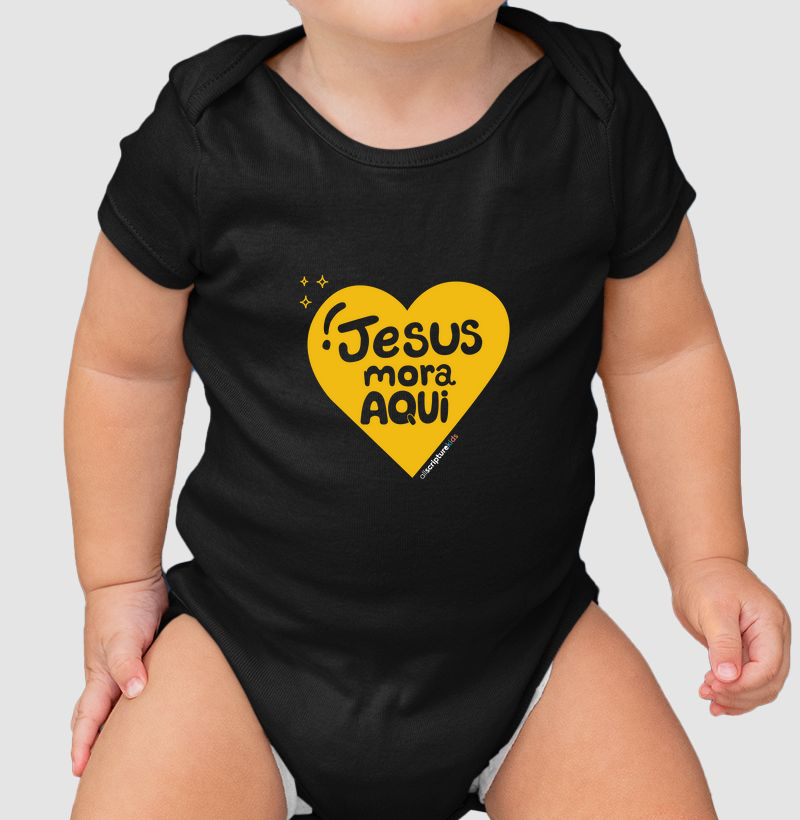 Jesus mora - Amarelo