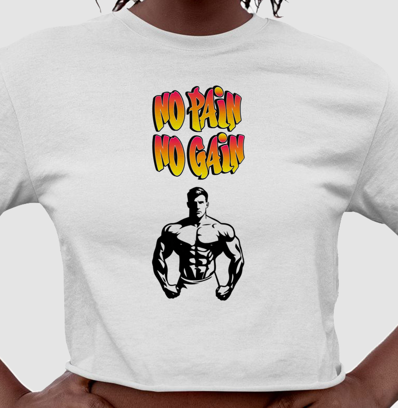 Camiseta no pain no gain