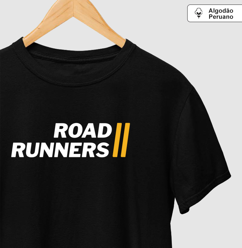 Camiseta Road Runners (Oficial) em Algodão Peruano