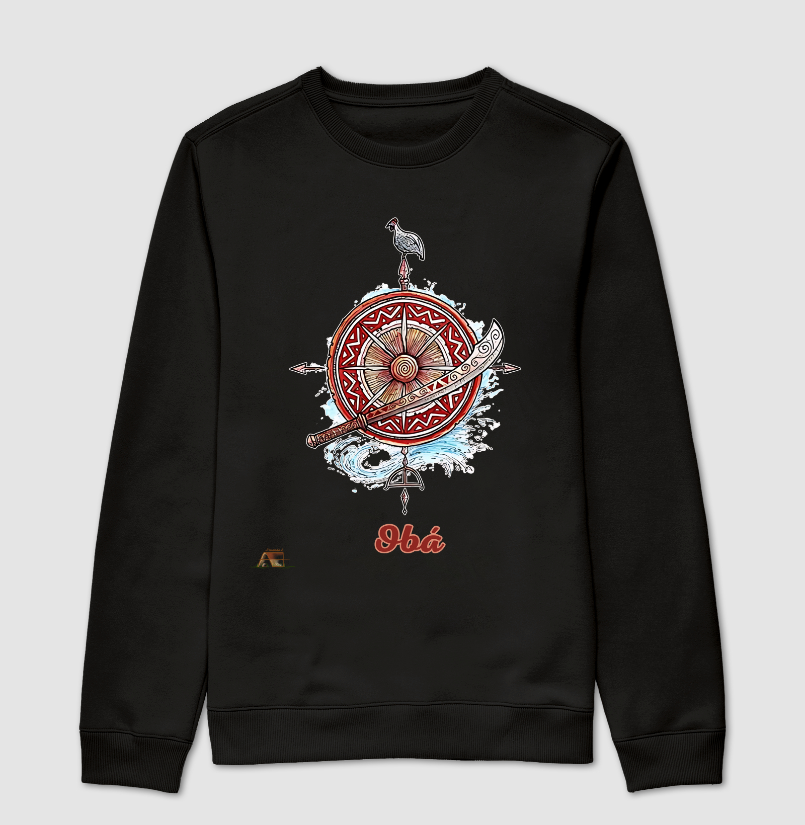 Camiseta Aruanda ê Armas de Obá Poder Feminino em Cada Traço
