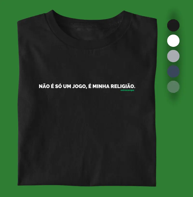 "Não é só um jogo, é minha religião." - Extracampo