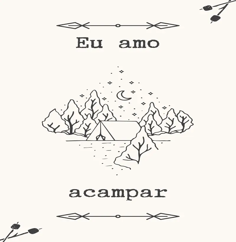 Camiseta camping