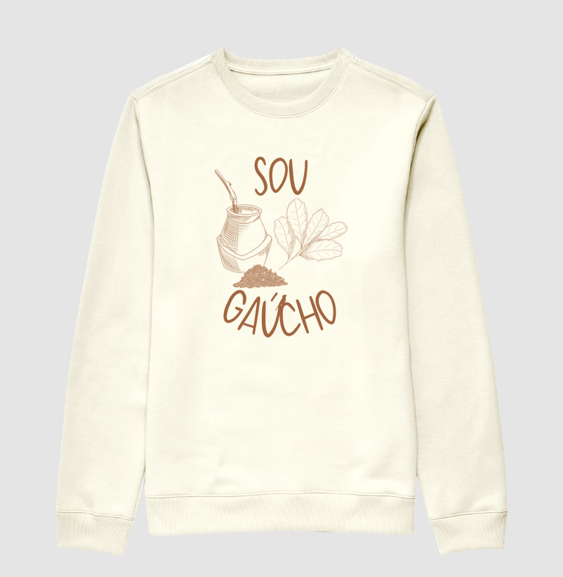 MOLETOM SUÉTER MASCULINO SOU GAÚCHO