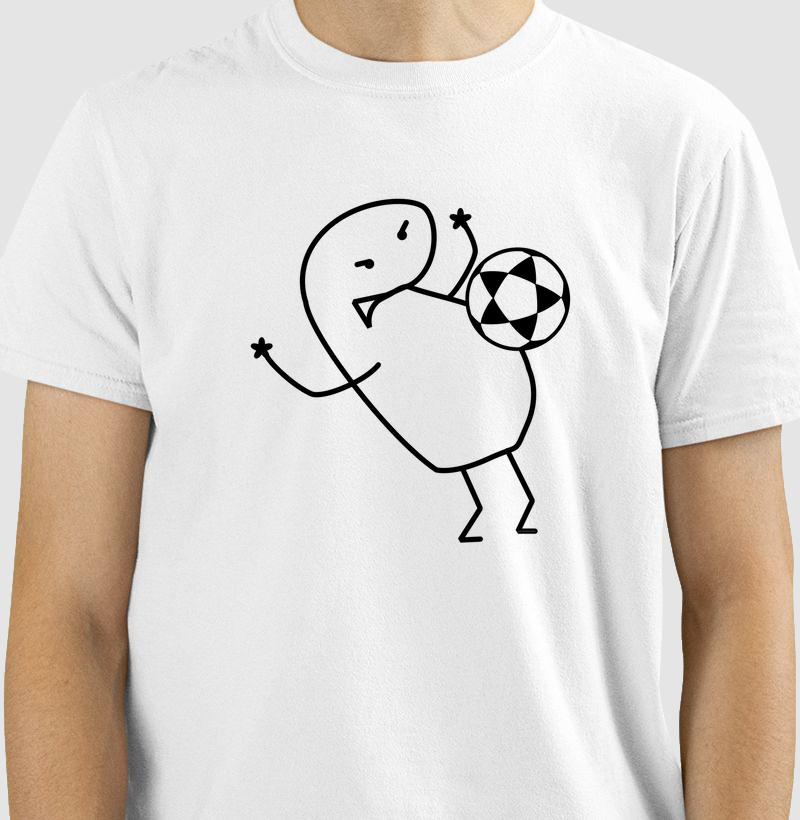 Camiseta Futevôlei Memes Peito Masculina