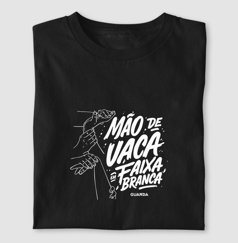 Mão de vaca em faixa branca