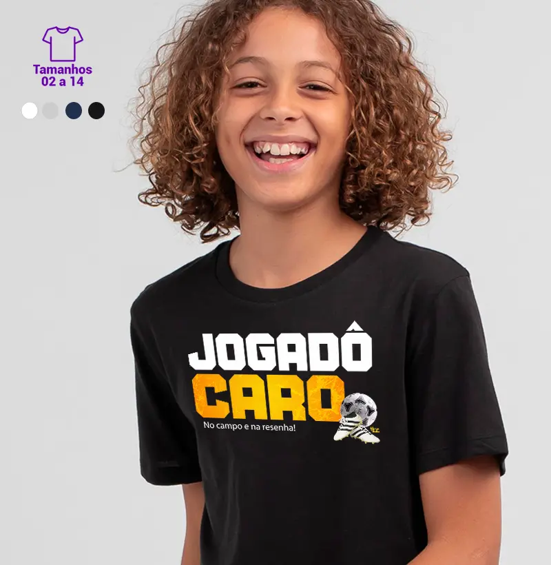 Camiseta Jogadô Caro - Kids