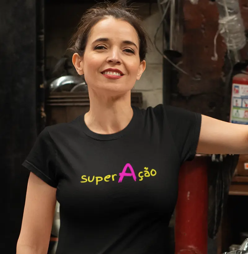 Camiseta Esportiva Inspiradora "Superação" | Conceito Fitness Motivacional | Malha Sustentável Reserva