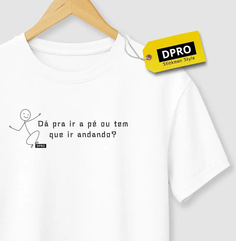 Dá pra ir a pé ou tem que ir andando