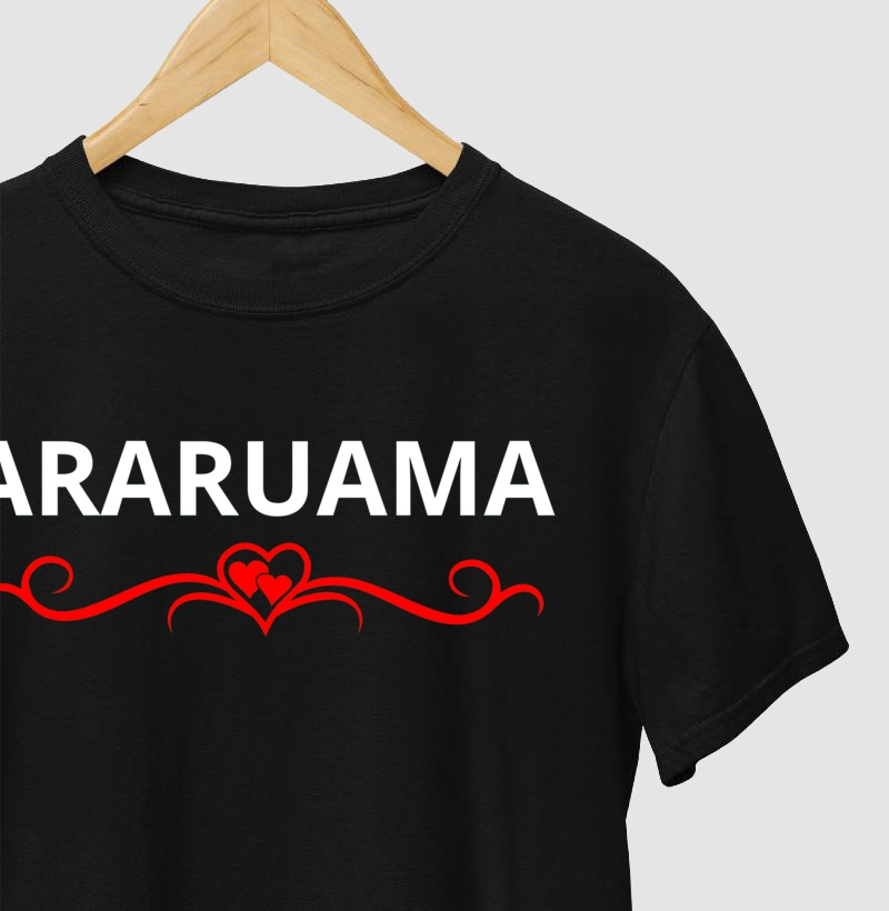 ARARUAMA com corações (modelo B)