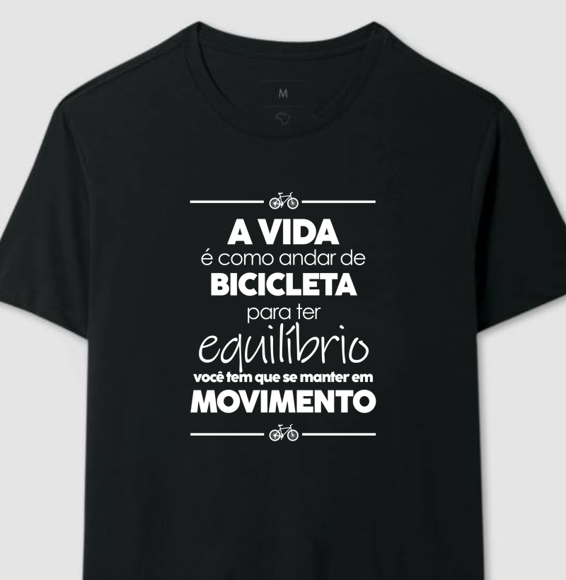 A Vida É Como Andar De Bicicleta