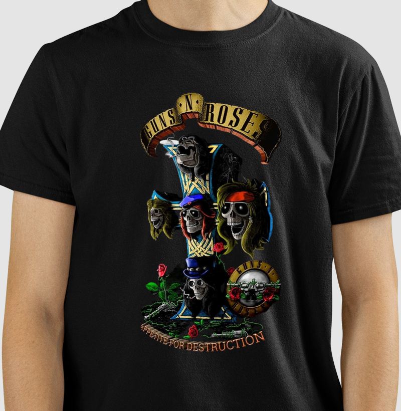 Camisa guns n roses