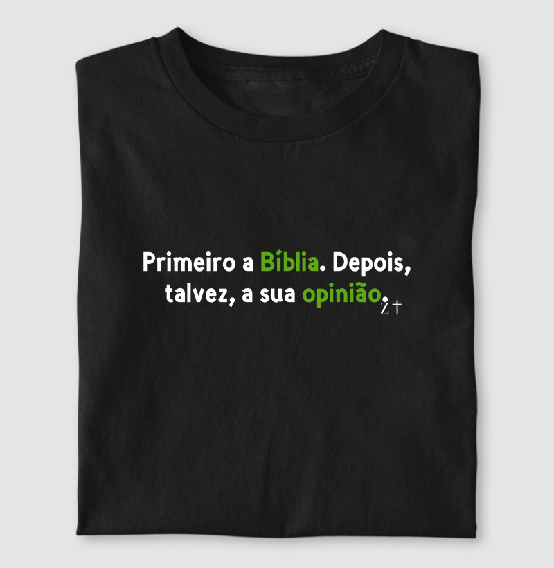Primeiro a Bíblia
